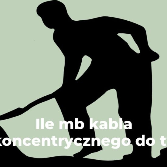 Ile mb kabla koncentrycznego do tv