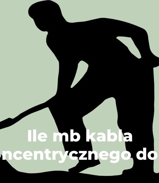 Ile mb kabla koncentrycznego do tv